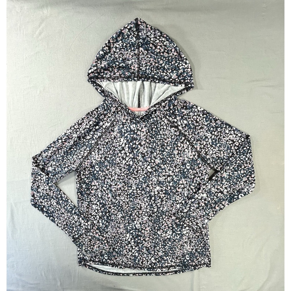 Tek Gear Pullover Hoodie Abstract Confetti Kids Girls XL Running Athleisure